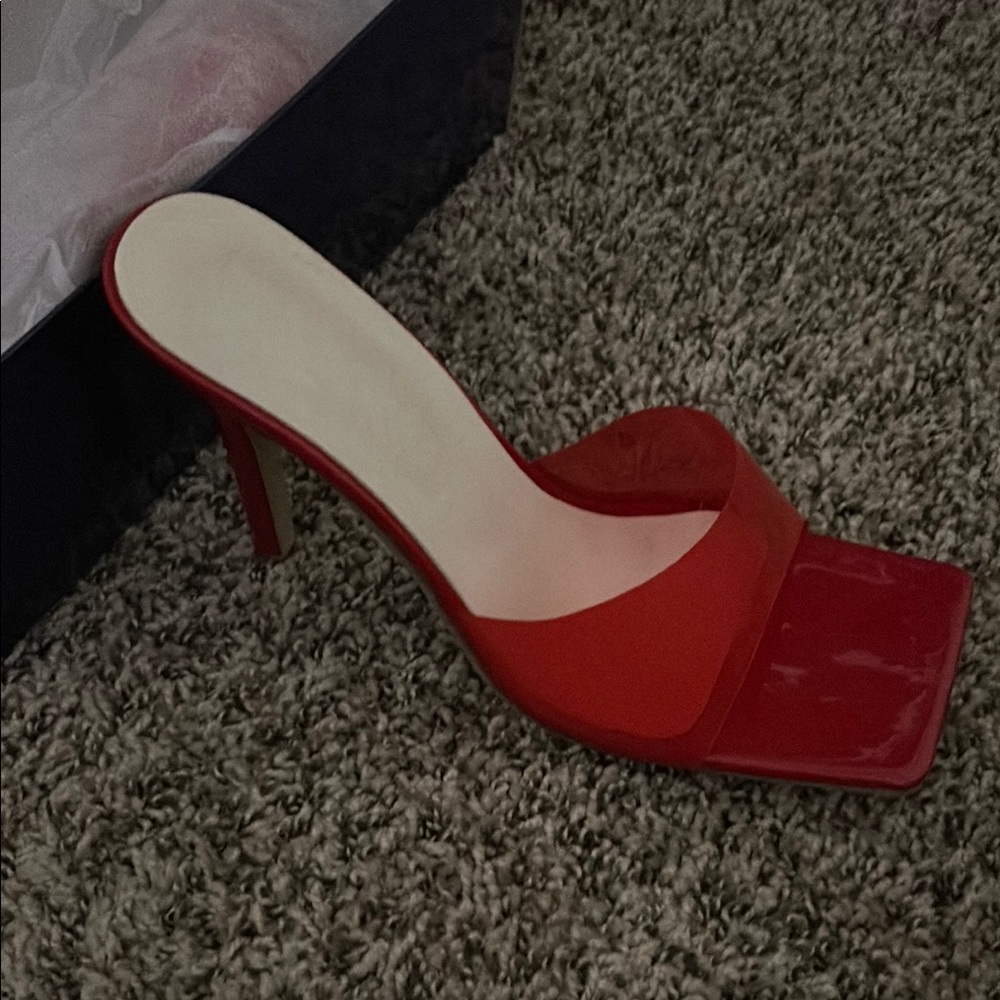 Elegant Red Women's Heels